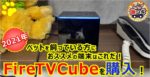 【2021年】Fire TV Cubeを購入！Amaon FireTVシリーズを比較！ペットを飼っている方におススメの端末はこれだ！